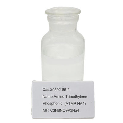เกลือโซเดียมเตตร้าของกรดอะมิโนทริมเอทิลีนฟอสโฟนิกแอซิด ATMP Na4 CAS 20592-85-2 เคมีบำบัดน้ำ