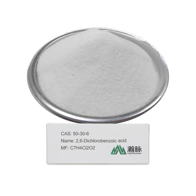 อุตสาหกรรม สารเคมีกลาง 2,6-ดิจลอร์เบนโซอิคกรด CAS 50-30-6 C7H4Cl2O2