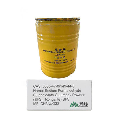 Rongalite เกรดเทคนิค (SFS) โซเดียมฟอร์มาลดีไฮด์ซัลโฟไซเลต CAS 6035-47-8 99% สารลดความบริสุทธิ์ & สารทําสี