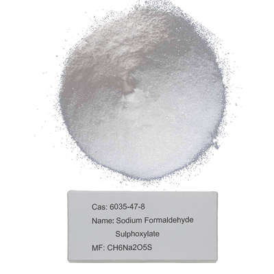 CAS 6035-47-8 โซเดียมฟอร์มาลดีไฮด์ Sulfoxylate สิ่งทอช่วยเสริม