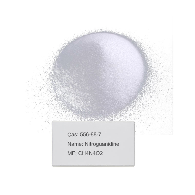 CAS 556-88-7 Nitroguanidine For Pyrethroid Intermediates ไม่ใช้อุปกรณ์ดูดน้ํา