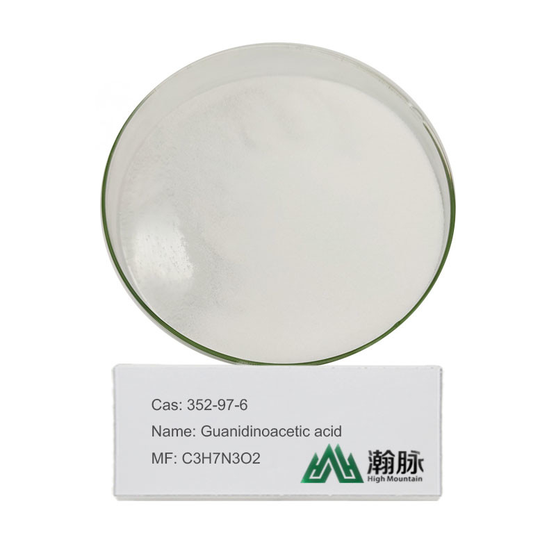 กรด Guanidinoacetic CAS 352-97-6 C3H7N3O2 Glycocyamine วัตถุเจือปนอาหาร