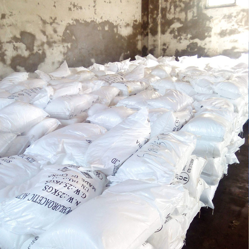 OEM Chloroacetic Acid CAS 79-11-8 สําหรับสารกลางทางอินทรีย์ของกลีซีนสังเคราะห์