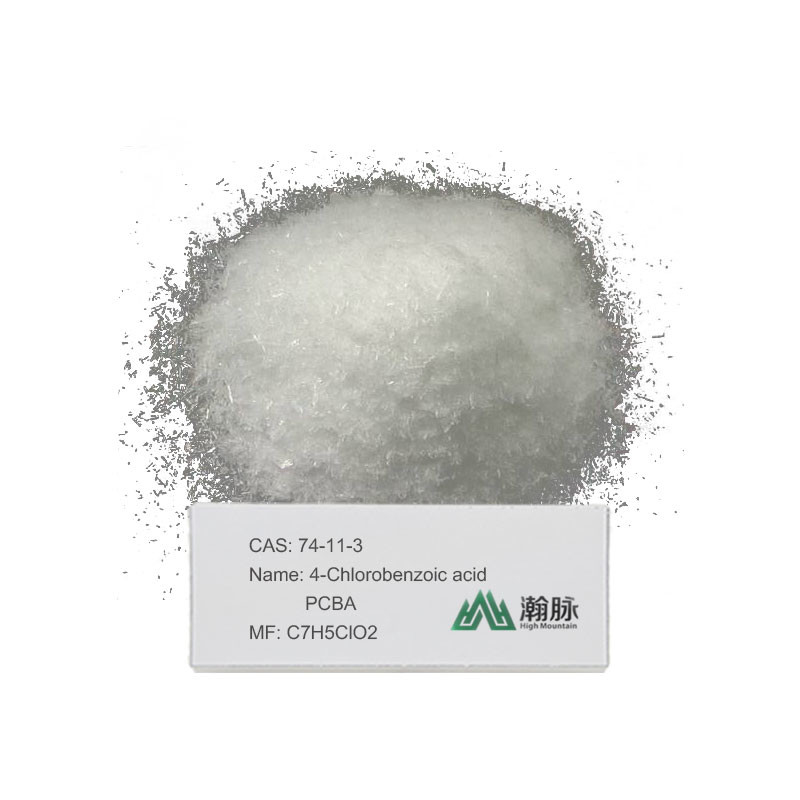 PCBA P-Chlorbenzoic Acid สารกลางทางเคมี 4-Chlorobenzoic Acid CAS 74-11-3 C7H5ClO2