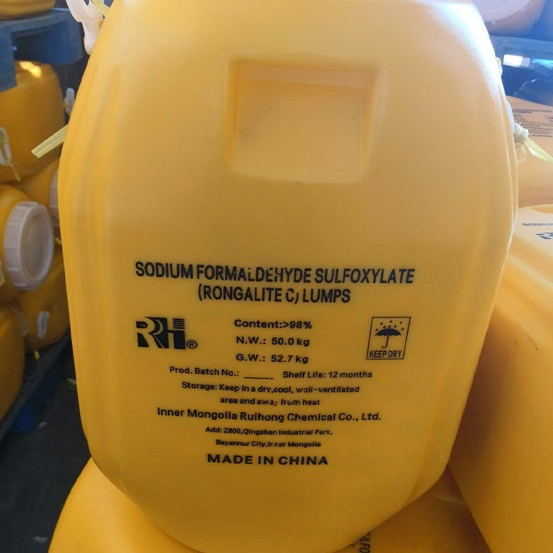 Rongalite/SFS โซเดียมฟอร์มาลเดฮีดซัลโฟกซิเลต CAS 149-44-0,6035-47-8 สะดวกไม่เป็นพิษสําหรับการสังเคราะห์พอลิเมอร์