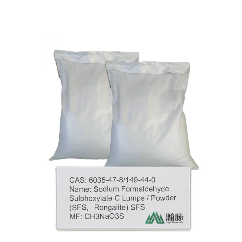 Rongalite/SFS โซเดียมฟอร์มาลเดฮีดซัลโฟกซิเลต CAS 149-44-0,6035-47-8 สะดวกไม่เป็นพิษสําหรับการสังเคราะห์พอลิเมอร์
