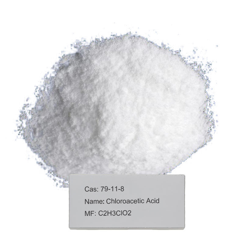 C2H3O2Cl โมโนคลอโรเอเซติกแอซิด CAS 79-11-8 สําหรับสารกลางทางเคมีที่ใช้ในการผลิต CMC และ Glycine