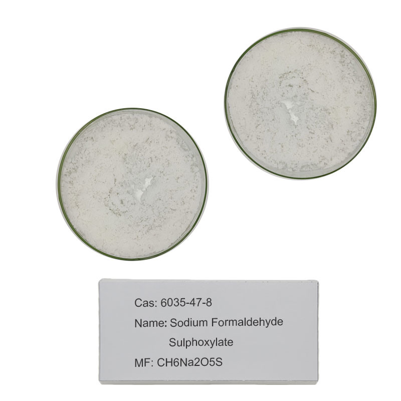 ผลข้างเคียงของอาหาร Rongalite โซเดียมฟอร์มาลดีไฮด์ Sulfoxylate CAS 6035-47-8