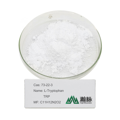 แอล-ทริปโตเฟน CAS 73-22-3 C11H12N2O2 TRP L-Alphs-Amino-3-Indolepropionic Acid