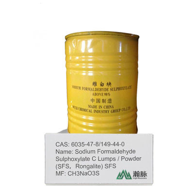 Rongalite/SFS โซเดียมฟอร์มาลเดฮีดซัลโฟกซิเลต CAS 6035-47-8,149-44-0 สารลดความบริสุทธิ์สูงสําหรับการใช้ในอุตสาหกรรม