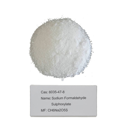 CAS 6035-47-8 ไฮโปซัลไฟต์โซเดียมฟอร์มาลดีไฮด์ Sulfoxylate ที่ละลายน้ำได้